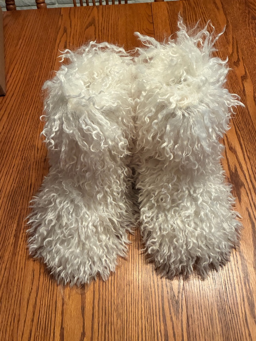 SKIMS Furry Boot Slipper